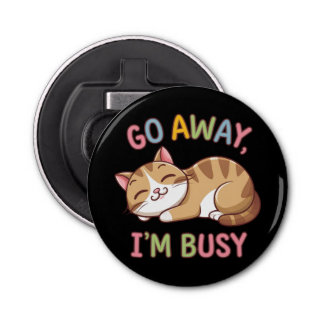 Ga weg, ik heb het druk button flesopener