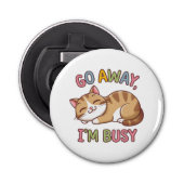 Ga weg, ik heb het druk button flesopener (Voorkant)