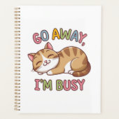 Ga weg, ik heb het druk planner (Voorkant)