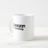 Ga weg, ik lees. koffiemok (Voorkant links)