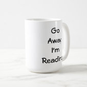 Ga weg, ik lees. koffiemok (Voorkant rechts)