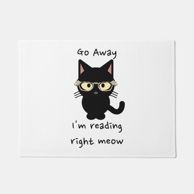 Ga weg, ik leest net... deurmat (Voorkant)