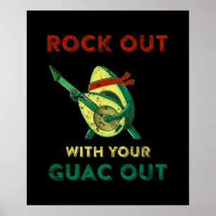 Ga weg met je Guac uit Avocado Cinco de Mayo Poster