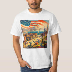 Ga weg naar de VS T-shirt