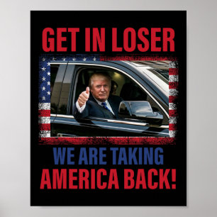 Ga Weg Verliezer We Gaan Amerika Over Trump 2025 Poster