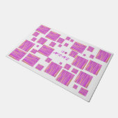 Ga weg Voorste Porch Mats Buiten Gepersonaliseerd Deurmat (Schuin)