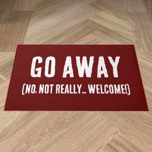 Ga weg - Welkom Doormat Deurmat