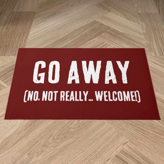Ga weg - Welkom Doormat Deurmat (Creator heeft geüpload)