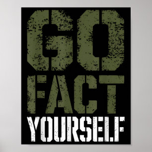 Ga zelf na Leuk militair sjabloon Tactisch S Poster