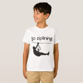 Ga Ziplining Gift Idee T-shirt (Voorkant volledig)