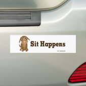 Ga zitten met de bumpersticker (Op auto)