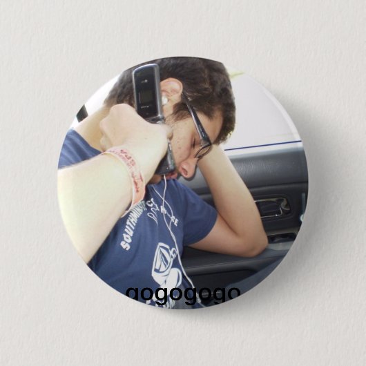 gaan ronde button 5,7 cm (Voorkant)