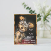 Gaat het? Briefkaart (Staand voorkant)