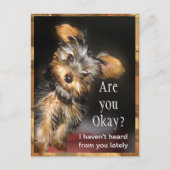 Gaat het?  Briefkaart (Voorkant)