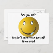 Gaat het goed? briefkaart (Voorkant / Achterkant)