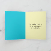 Gaat het goed met je? Denk aan jou Kaart (Binnen)