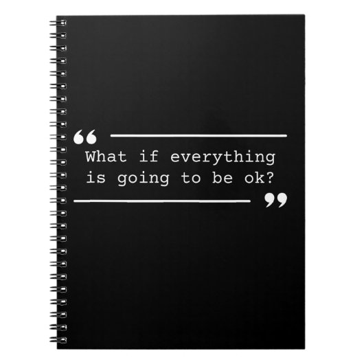 Gaat OK zijn Positieve Quote Notitieboek (Voorkant)