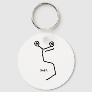 GABA Neurotransmitter Sleutelhanger