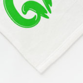 Gabaghoul Funny Hand Moon Bigfoot Santa Christmas Fleece Deken (Hoek)