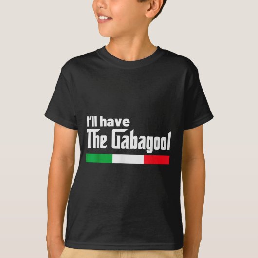 Gabagool Italy For Italians Cacola Nj New Jersey T-shirt (Voorkant)