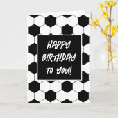 Gabarit de carte de vœux avec motif de ballon de f (Fleur jaune)