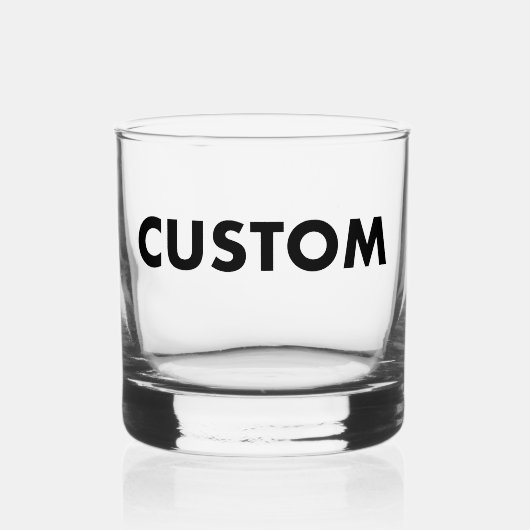 Gabarit Vierge Verre à Whisky sur Mesure - 35cl (Recto)