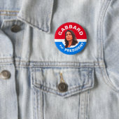 Gabbard voor President Ronde Button 5,7 Cm (In situ)