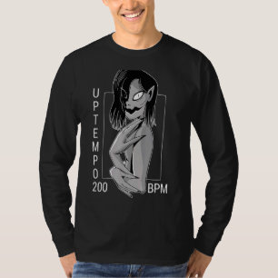 Gabber Girl Uptempo 200 Bpm Hardcore Techno Gabber T-shirt