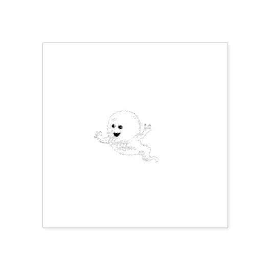 Gabbie de Ghost Rubberstempel (Afrduk)