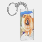 GABBY heARTdog chow Sleutelhanger (Voorkant Links)