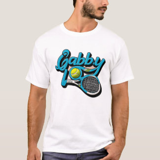Gabby houdt van tennis t-shirt