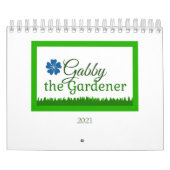 Gabby le calendrier Gardener 2021 (Protection)