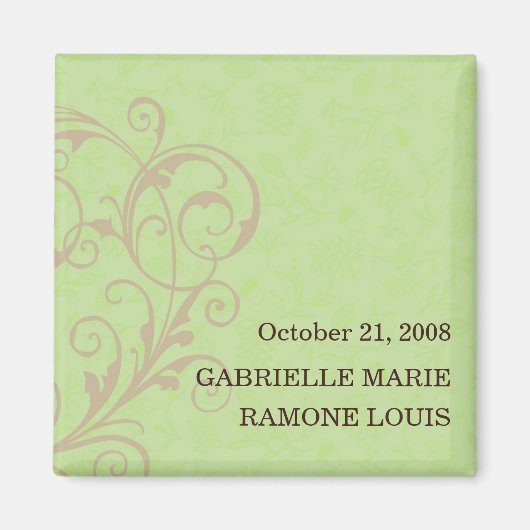 Gabby Sla de datummagneet op Magneet (Voorkant)