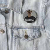 Gabe is Lethal (knop) Ronde Button 5,7 Cm (In situ)