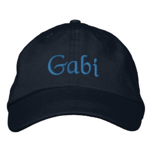 Gabi Speciaal geborduurd Baseball Pet Blue
