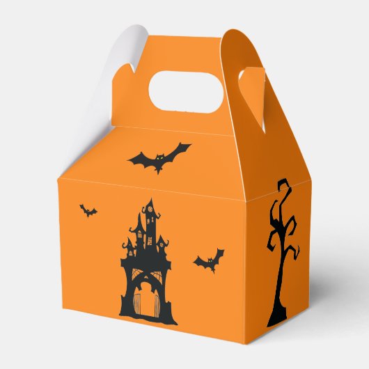 Gable Box - Halloween Haunted House Bedankdoosjes (Voorkant Zijde)