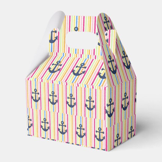 Gable Favor Box Anchor Bedankdoosjes (Achterkant)