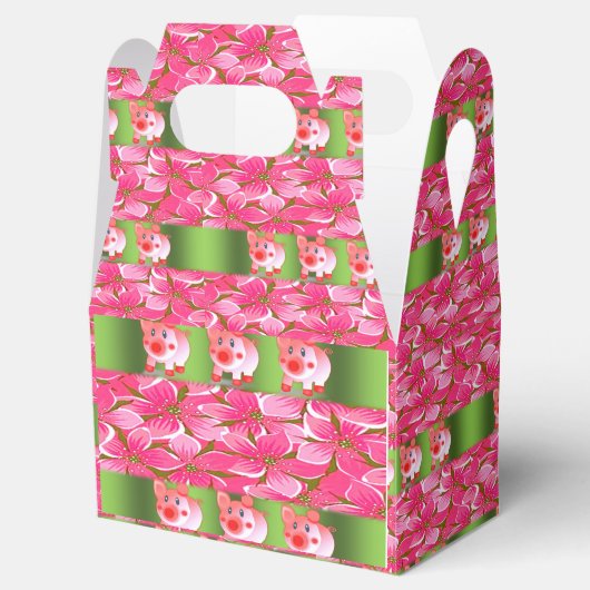 Gable Favor Box Bedankdoosjes (Geopend)