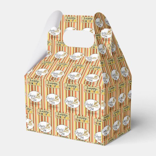 Gable Favor Box Bedankdoosjes (Voorkant Zijde)