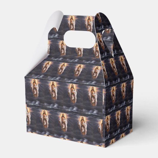 Gable Favor Box Jesus Bedankdoosjes (Voorkant Zijde)