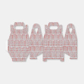 Gable Favor Box Kerstmis Bedankdoosjes (Uitgevouwen)