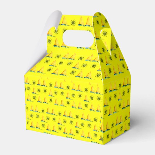 Gable Favor Box Sailboot Bedankdoosjes (Achterkant)