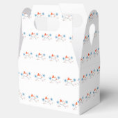 Gable Favor Box Snowman Bedankdoosjes (Geopend)