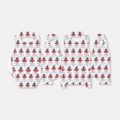 Gable Favor Box Snowman Bedankdoosjes (Uitgevouwen)