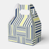Gable Favoriet Box Stripe Blauw en Wit Geel Bedankdoosjes (Achterkant)