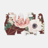 Gable Paper Favor Box Geometric Garden Roos Bedankdoosjes (Uitgevouwen)