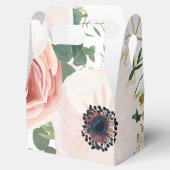 Gable Paper Favor Box Geometrische tuin Roos Anemo Bedankdoosjes (Geopend)