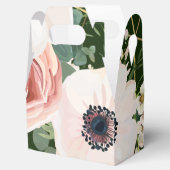 Gable Paper Favor Box Geometrische Tuin Roos Hunte Bedankdoosjes (Geopend)