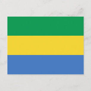 Gabon Flag Briefkaart