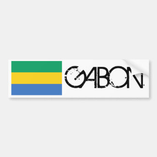 Gabon Flag Bumpersticker
